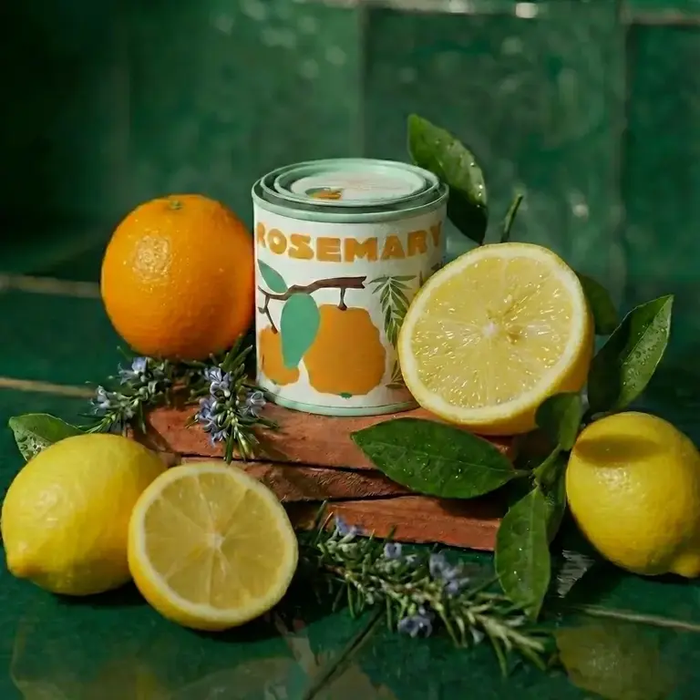 rewind Rosemary & Citrus Tin Candle