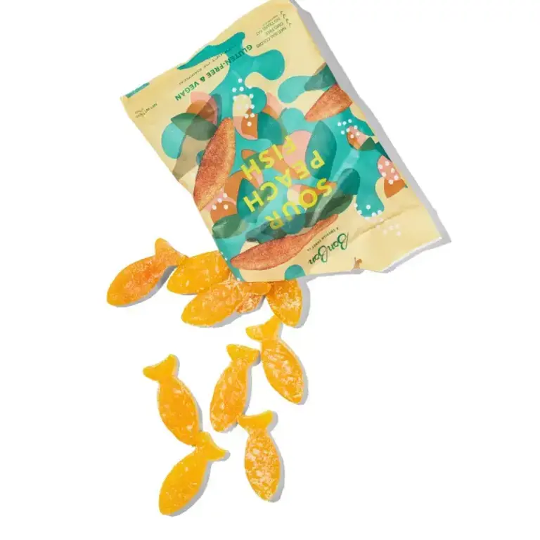 BonBon Sour Peach Swedish Fish Candy