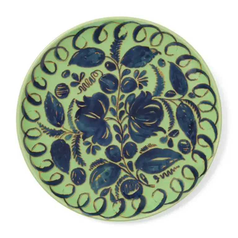 Amalfi Ceramic Dinner Plate in Green