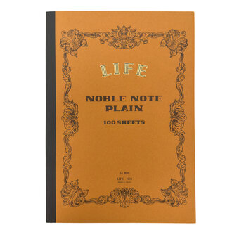 LIFE Brown Noble Note Plain Notebook