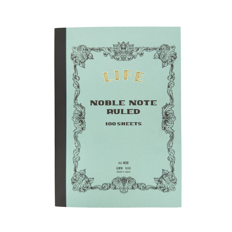 LIFE Blue Noble Note Ruled Notebook