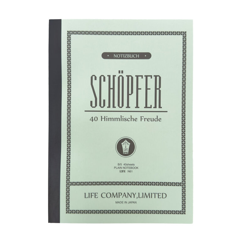 LIFE Mint Schöpfer Series Plain Notebook