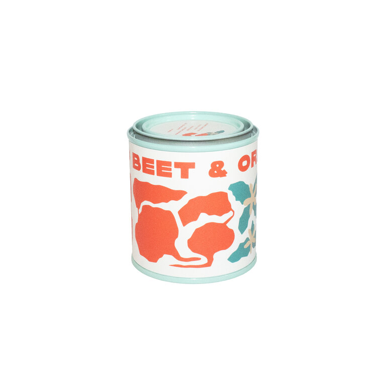 rewind Beet & Orange Blossom Tin Candle