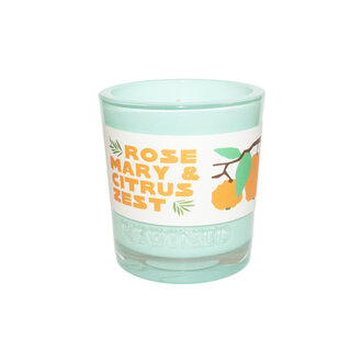 rewind Rosemary & Citrus Glass Candle