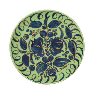 Amalfi Ceramic Dinner Plate in Green