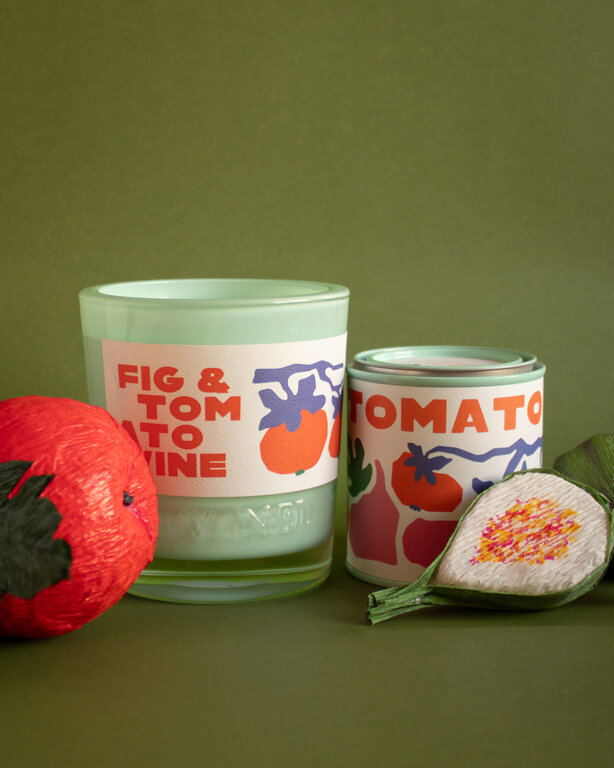 rewind Fig & Tomato Vine Glass Candle