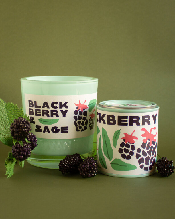 rewind Blackberry & Sage Tin Candle