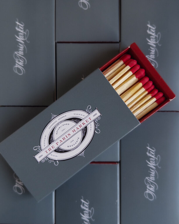 The Paris Market Grey Paris Market Matchbox