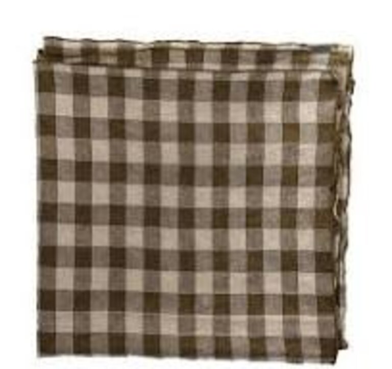 Laurel Bourdon Toile Vintage Vichy Tablecloth