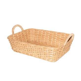 Durable Rattan Rectangular Tray