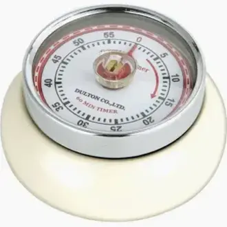 Frieling Retro Kitchen Timer- Cream