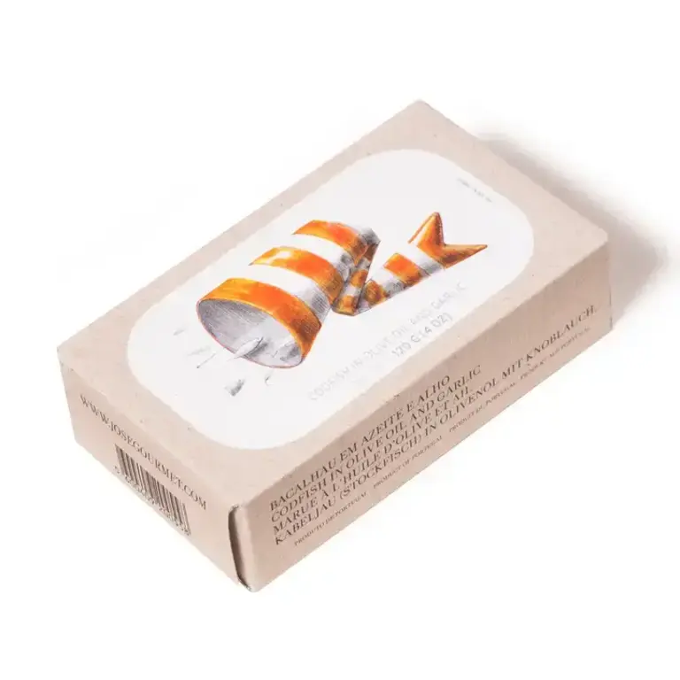 Jose Gourmet Jose Gourmet Codfish in Olive Oil and Garlic, 120g