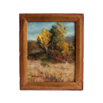 Vida Evenson Framed A Late November Gathering Painting