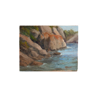 Vida Evenson Ailkes Beach Plein Air Painting