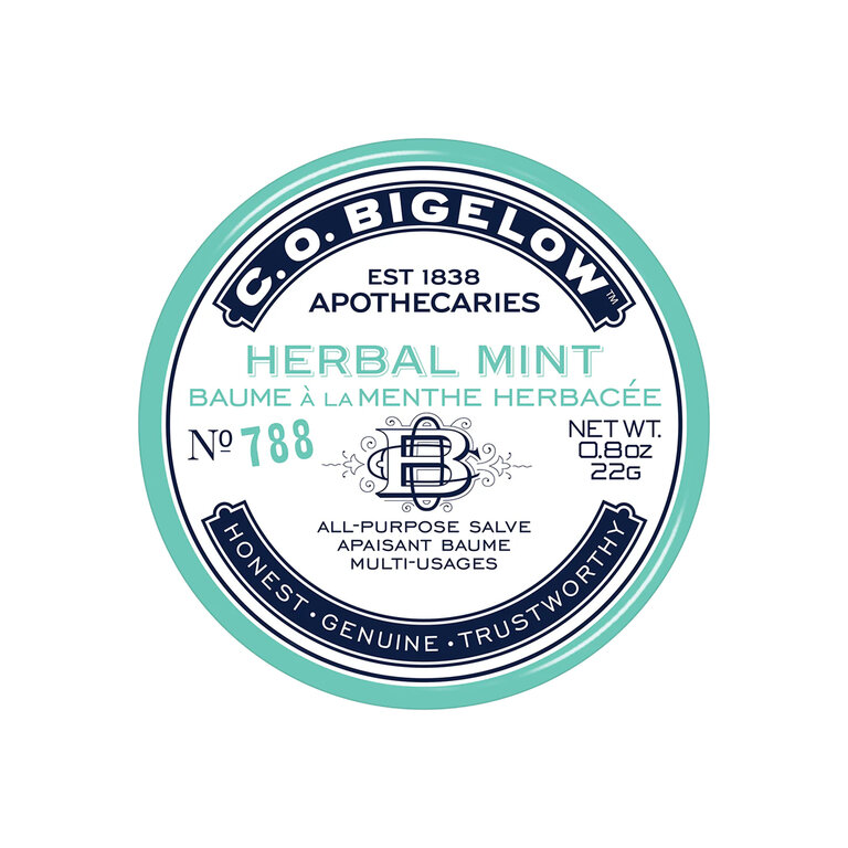 Co Bigelow Herbal Mint All-Purpose Salve Tin No. 788