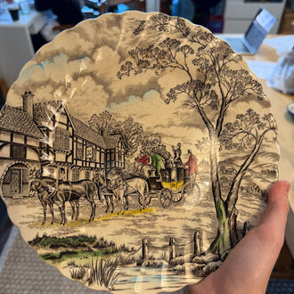 Dinner Plate - Myott "Royal Mail"