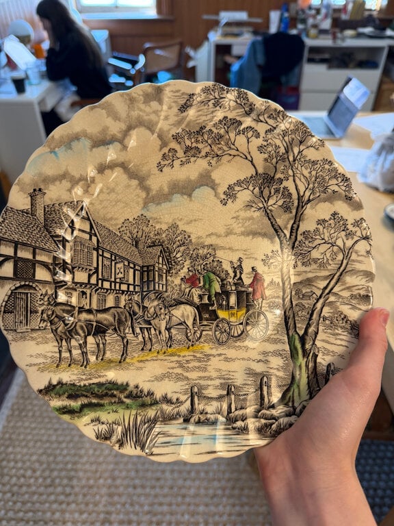 Dinner Plate - Myott "Royal Mail"