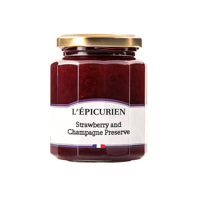L'Epicurien Jam- Strawberry & Champagne