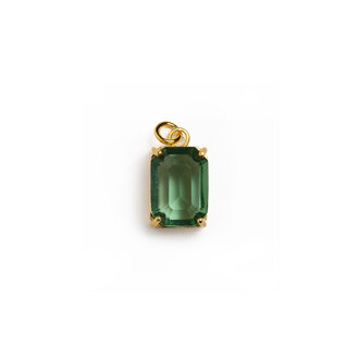 Fallen Aristocrat Pale Green Octagon Charm
