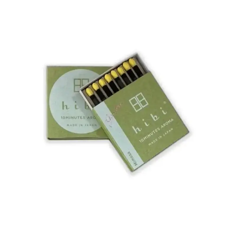 Hibi Match- Box of 8 Incense Matches- Japanese Wisteria