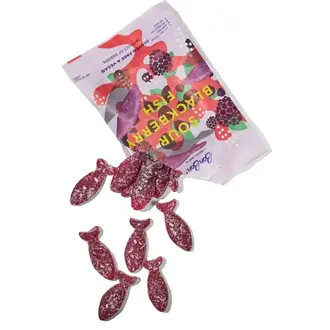 BonBon Sour Blackberry Swedish Fish Candy