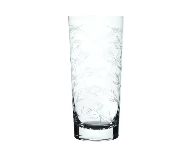 Highball Glass- Fern Design