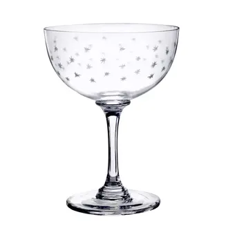 Champagne Saucer- Stars Design