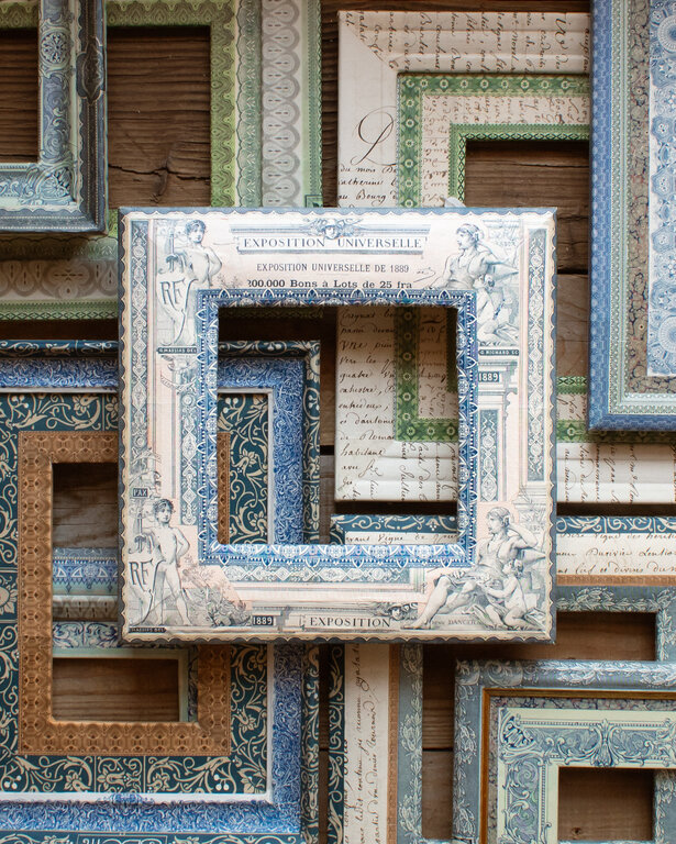 French Ephemera Frame #45