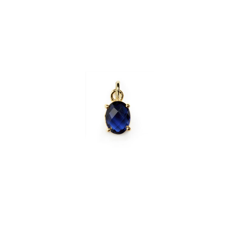 Fallen Aristocrat Navy Birthstone Charm