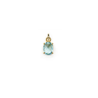 Fallen Aristocrat Aqua Birthstone Charm