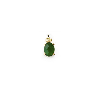 Fallen Aristocrat Emerald Birthstone Charm