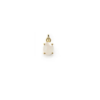 Fallen Aristocrat White Birthstone Charm