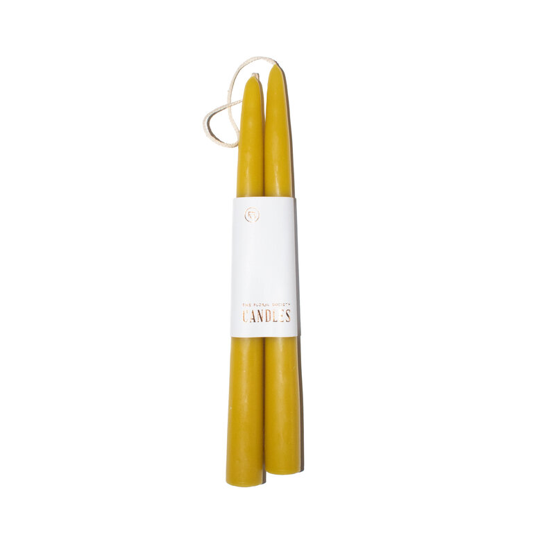 Citrine Taper Candle
