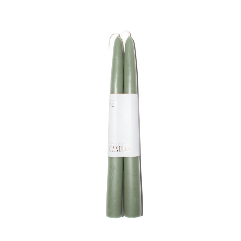 Moss Taper Candle