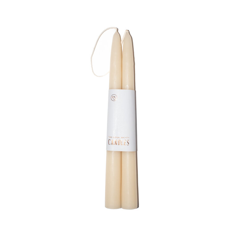 Parchment Taper Candle