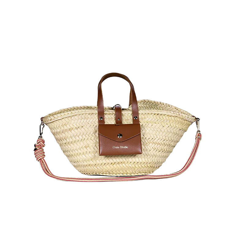 Petite Panier Chocolate w/ Rose Strap