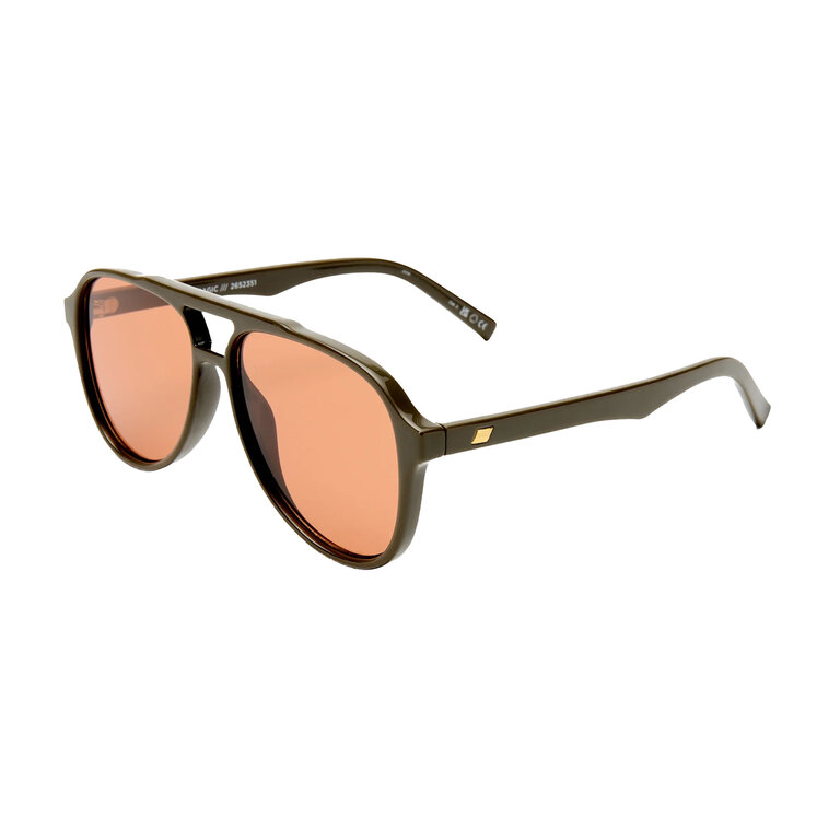 Le Specs Tragic Magic Dark Olive Sunglasses