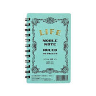 LIFE Notepad- Noble Mini Ringed Blue / Ruled