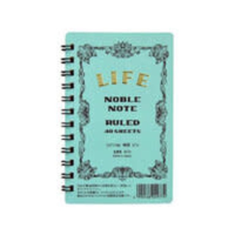 LIFE Notepad- Noble Mini Ringed Blue / Ruled