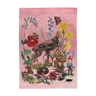 Nathalie Lete Bambi Linen Tea Towel