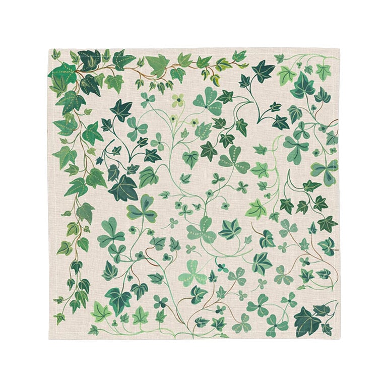Nathalie Lete  Ivy Ivory Linen Napkin