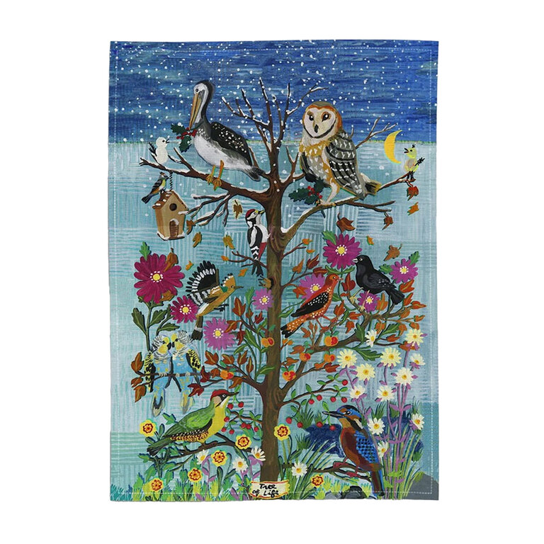 Nathalie Lete  Tree of Life Linen Tea Towel