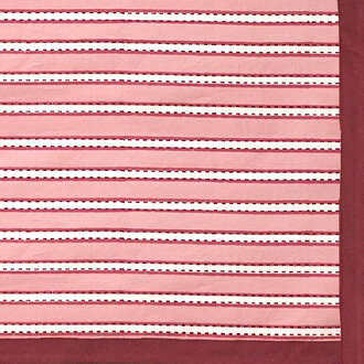 Rose Dotted Stripe Tablecloth