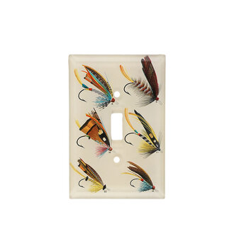 John Derian Salmon Flys 18 Switch Plate Cover
