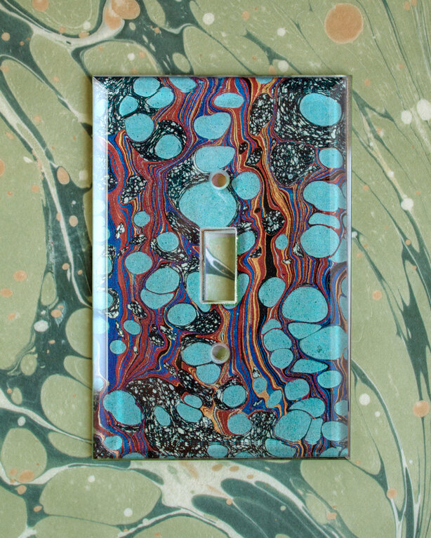 John Derian Turquoise Switch Plate Cover
