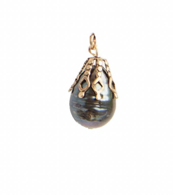 Fallen Aristocrat Charm- Pearl Peacock,