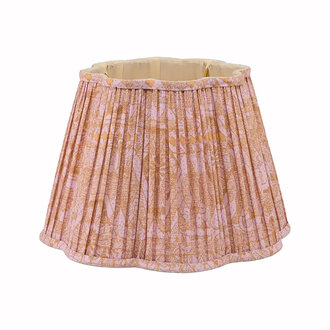 Lilac Diya Scalloped Lampshade