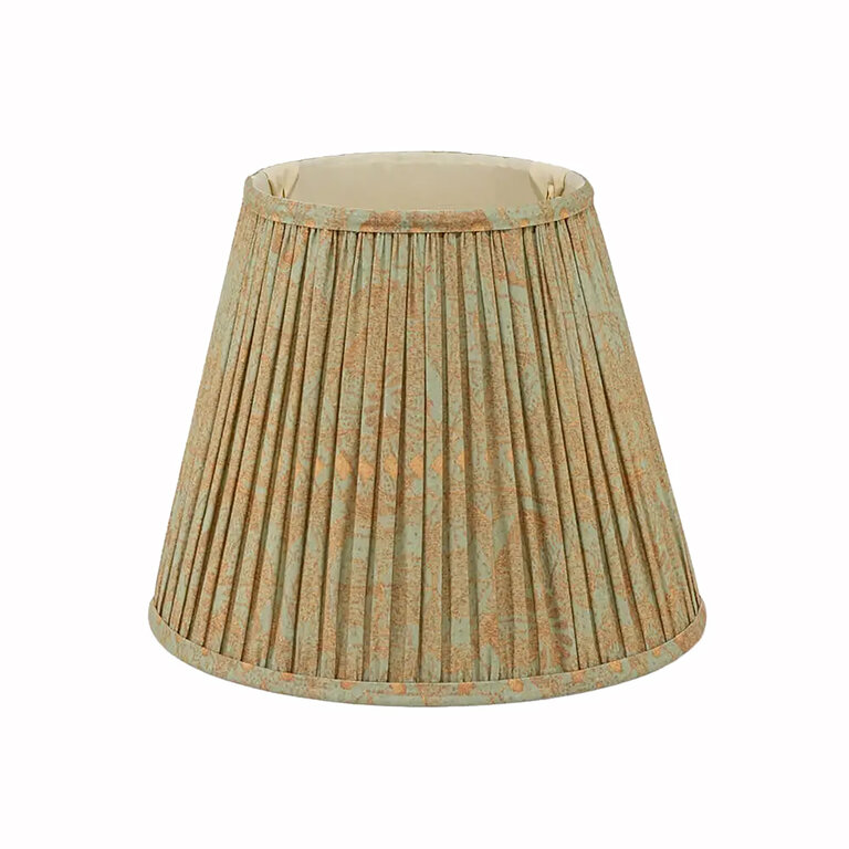 Green Kiara Pleated Lampshade