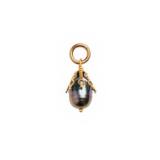 Fallen Aristocrat Peacock Pearl Charm