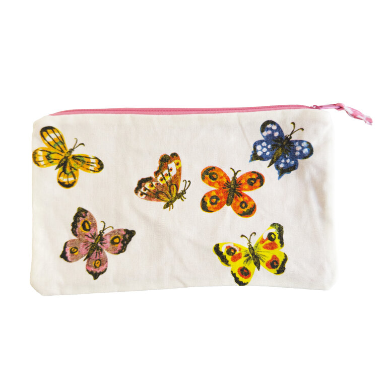 Nathalie Lété Butterfly Print Pouch